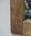 Rene Houtman Spiegel Naturel 65x55x3 cm Oud Teak Hout