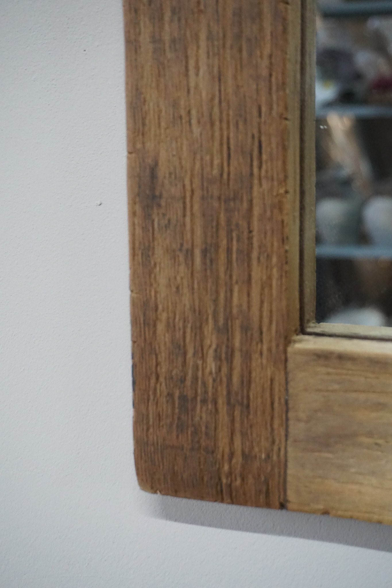 Rene Houtman Spiegel Naturel 65x55x3 cm Oud Teak Hout