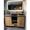 Oud houten badkamermeubel/Sidetable Kelsey 140 cm