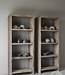 Be-Uniq Boekenrek oud hout | Dallas | H200 x B80 x D40 cm