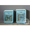 Originele nachtkastjes (set van 2) | India | H83 x B59 x D46 cm