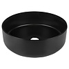 Mira Waskom Rond - Ø 36 x 12 cm - zwart
