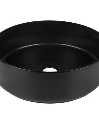 Differnz Mira Waskom Rond - Ø 36 x 12 cm - zwart