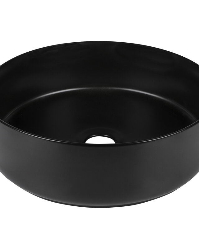 Differnz Mira Waskom Rond - Ø 36 x 12 cm - zwart