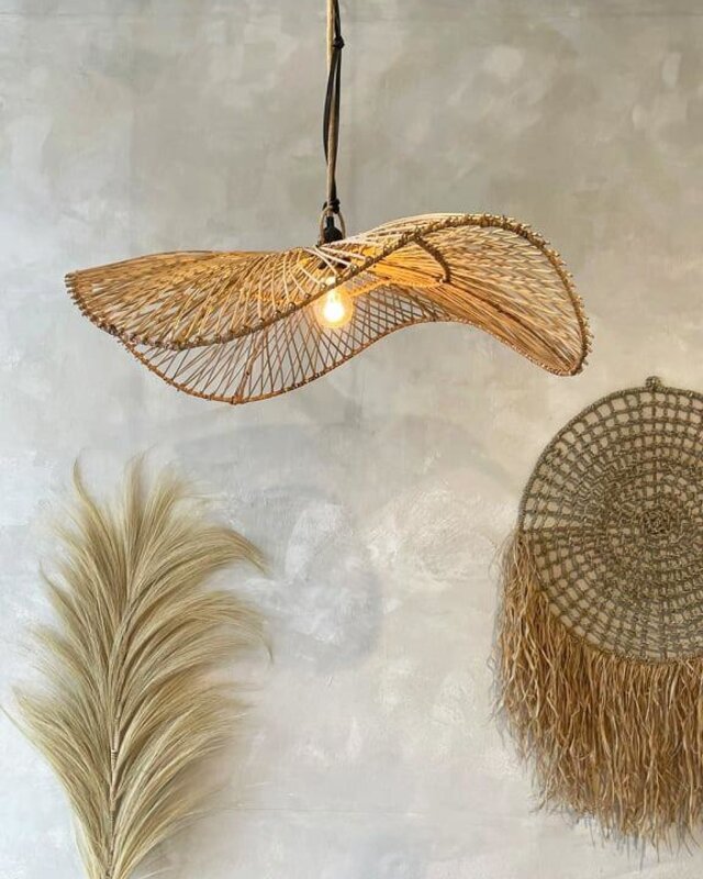 Bazar Bizar The Chapeau Pendant - Naturel - L