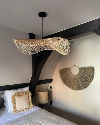 Bazar Bizar The Chapeau Pendant - Naturel - L