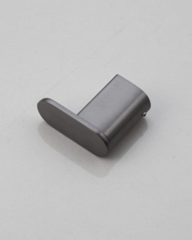 Rene Houtman Badkamerhaak | Gun Metal
