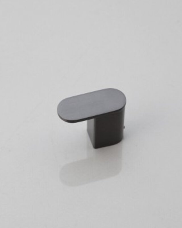 Rene Houtman Badkamerhaak | Gun Metal