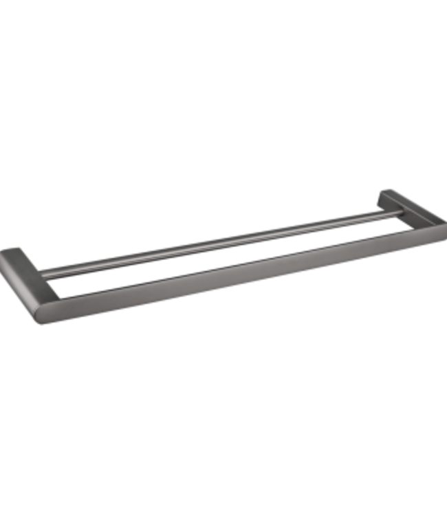 Rene Houtman Handdoekrek met Muurbevestiging | Gun Metal