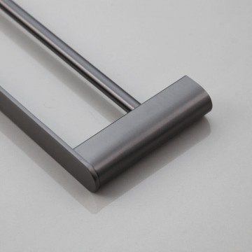 Rene Houtman Handdoekrek met Muurbevestiging | Gun Metal