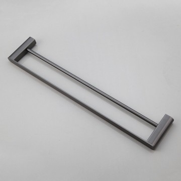 Rene Houtman Handdoekrek met Muurbevestiging | Gun Metal