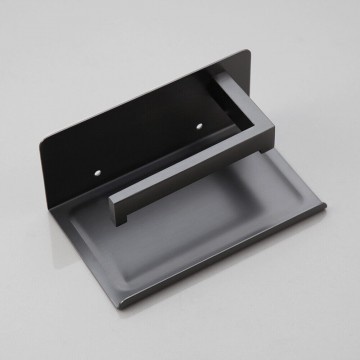 Rene Houtman Wc-Rol Houder met Plateau | Gun Metal