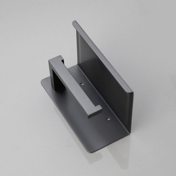 Rene Houtman Wc-Rol Houder met Plateau | Gun Metal