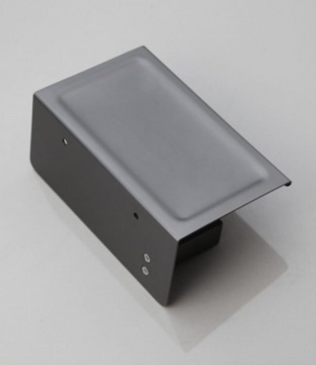 Rene Houtman Wc-Rol Houder met Plateau | Gun Metal