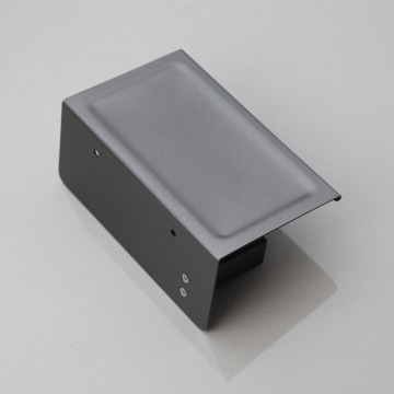 Rene Houtman Wc-Rol Houder met Plateau | Gun Metal