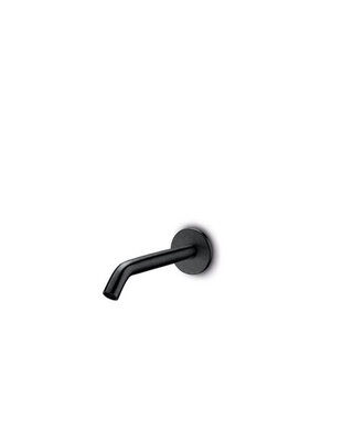 JEE-O Slimline Wand Uitloop | 25 cm | Mat Zwart