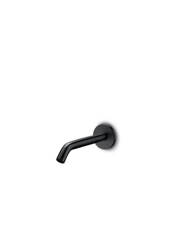 JEE-O Slimline Wand Uitloop | 25 cm | Mat Zwart