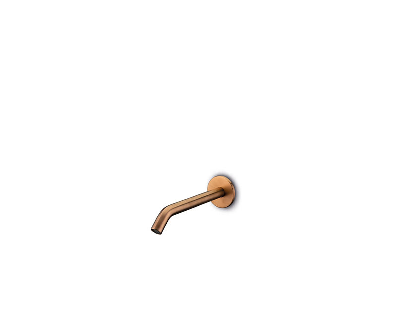 JEE-O Slimline Wand Uitloop | 25 cm | Brons