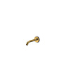 Slimline Wand Uitloop  | 25 cm | Mat Goud