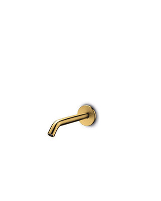 JEE-O Slimline Wand Uitloop | 25 cm | Mat Goud