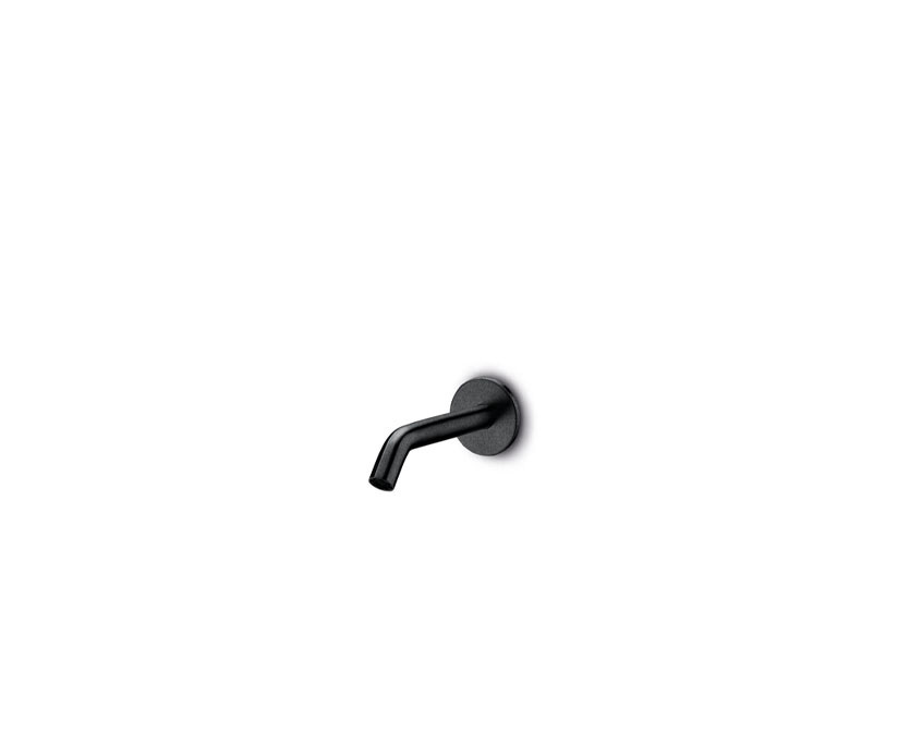 JEE-O Slimline Wand Uitloop | 19 cm | Mat Zwart
