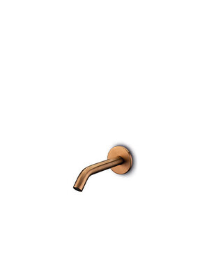 JEE-O Slimline Wand Uitloop  | 19 cm | Brons