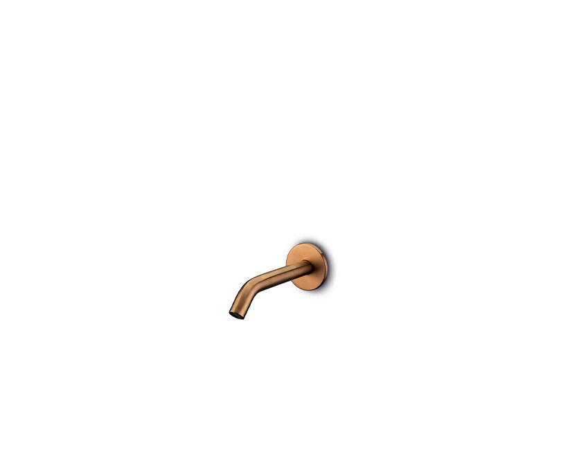JEE-O Slimline Wand Uitloop | 19 cm | Brons
