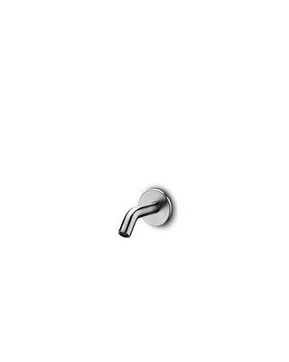 JEE-O Slimline Wand Uitloop | 9 cm | Geborsteld RVS