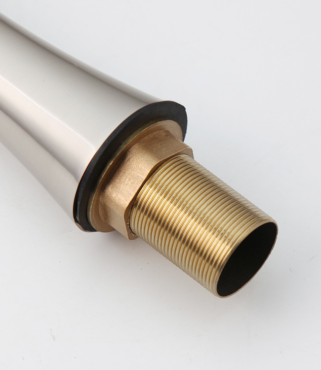 Rene Houtman Wastafelkraan klassiek - Geborsteld nikkel