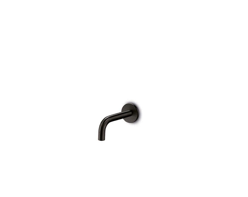 JEE-O Slimline Wand Uitloop | 90 Graden | 19 cm | Mat Zwart