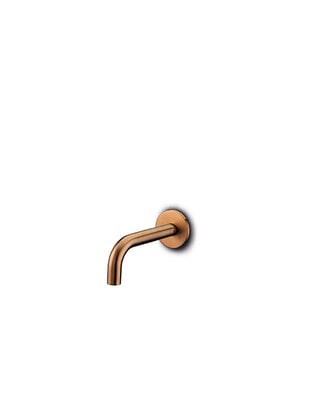 JEE-O Slimline Wand Uitloop | 90 Graden | 19 cm | Brons