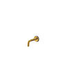 Slimline Wand Uitloop | 90 Graden | 19 cm | Mat Goud