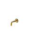 JEE-O Slimline Wand Uitloop | 90 Graden | 19 cm | Mat Goud