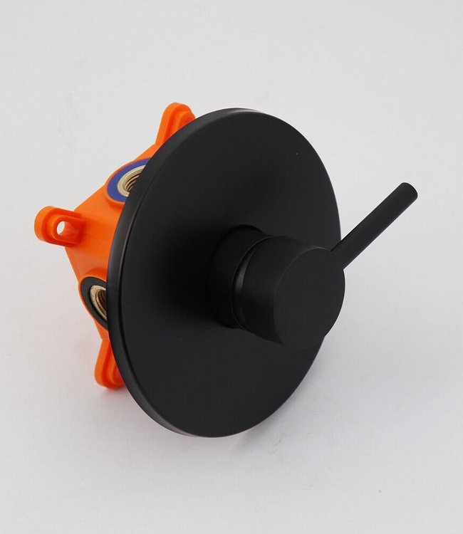 Rene Houtman Regendouche met ronde douchekop - Zwart