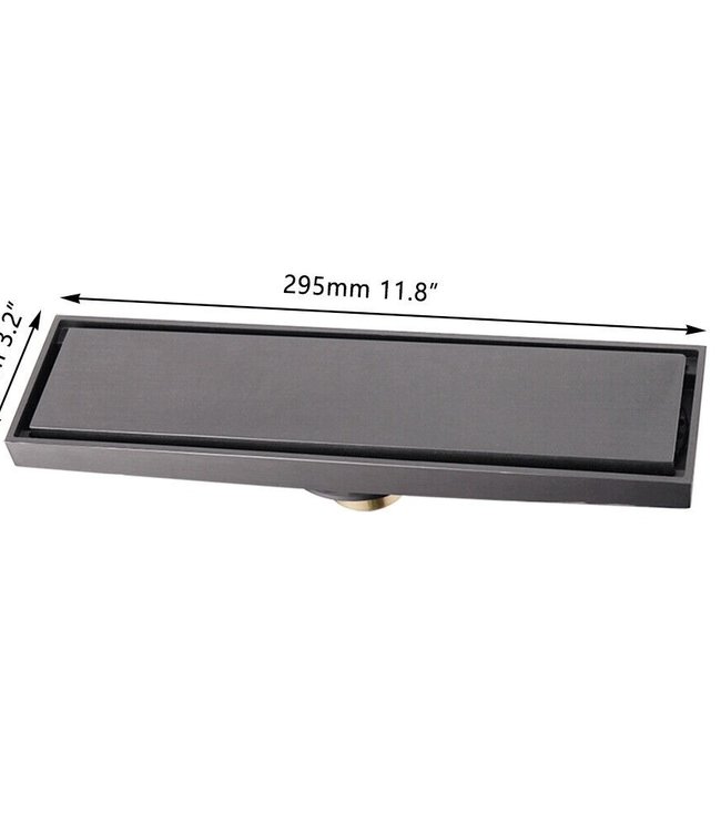 Rene Houtman Douchegoot met Stankafsluiter | Gun Metal