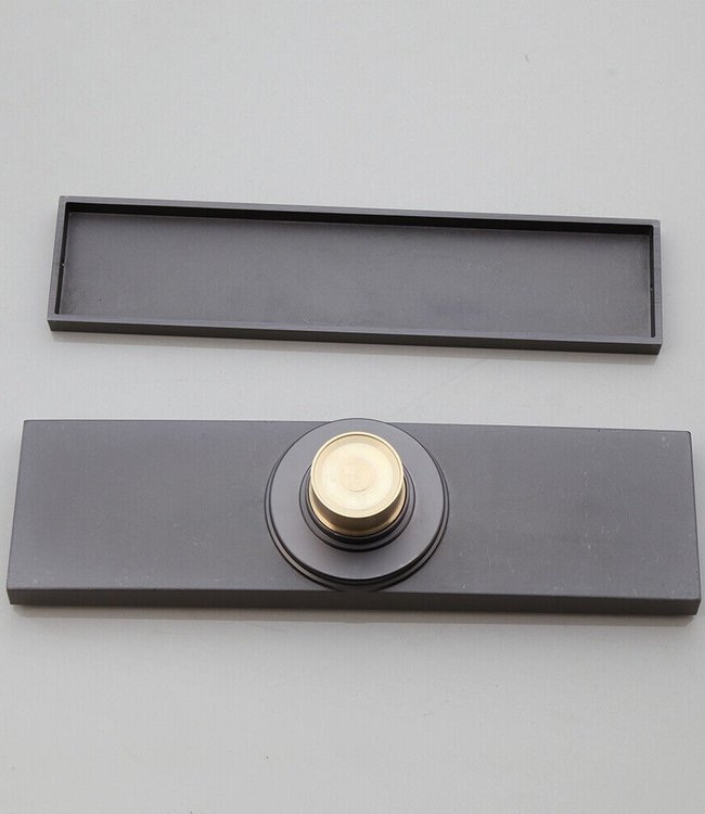 Rene Houtman Douchegoot met Stankafsluiter | Gun Metal