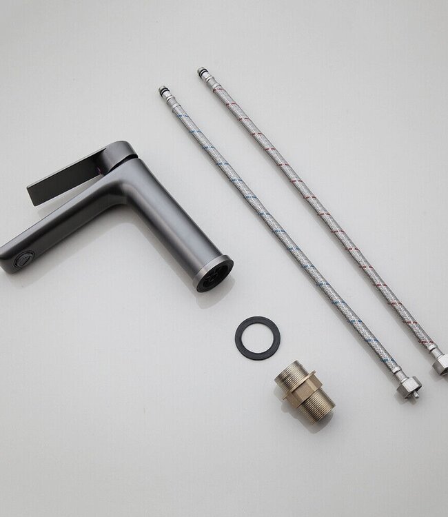 Rene Houtman Wastafelkraan | Gun Metal