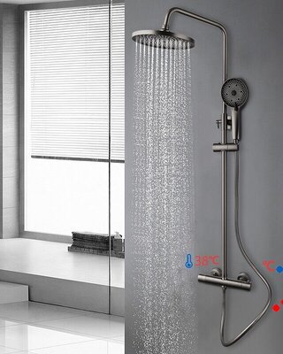 Rene Houtman Opbouw Regendouche | Gun Metal