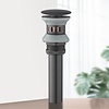 Click Afvoer met Overloop Functie | Gun Metal