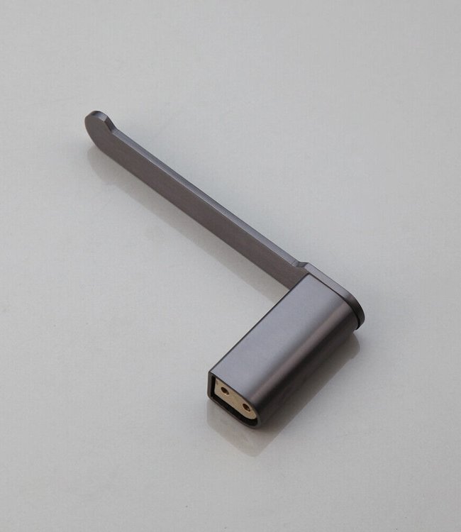 Rene Houtman Wc-rol Houder |  Gun Metal