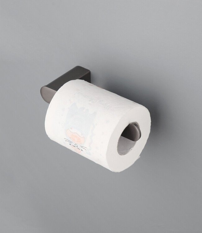 Rene Houtman Wc-rol Houder |  Gun Metal