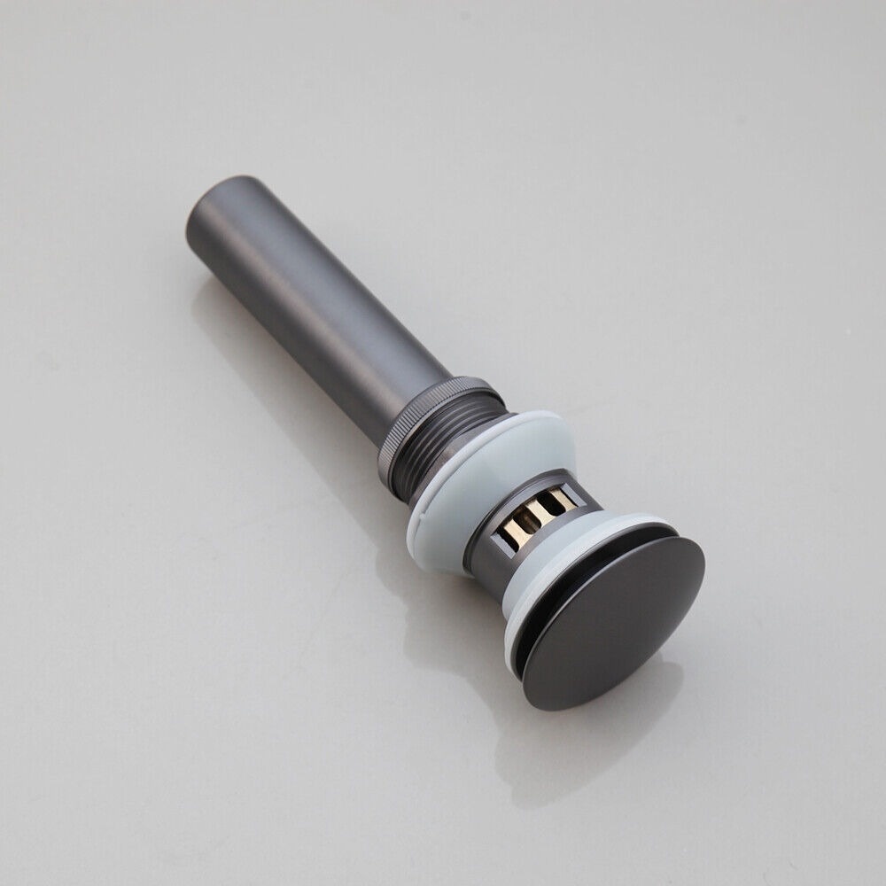 Rene Houtman Click Afvoer met Overloop Functie | Gun Metal
