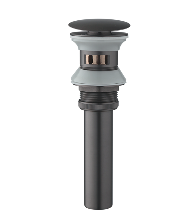 Rene Houtman Click Afvoer met Overloop Functie | Gun Metal