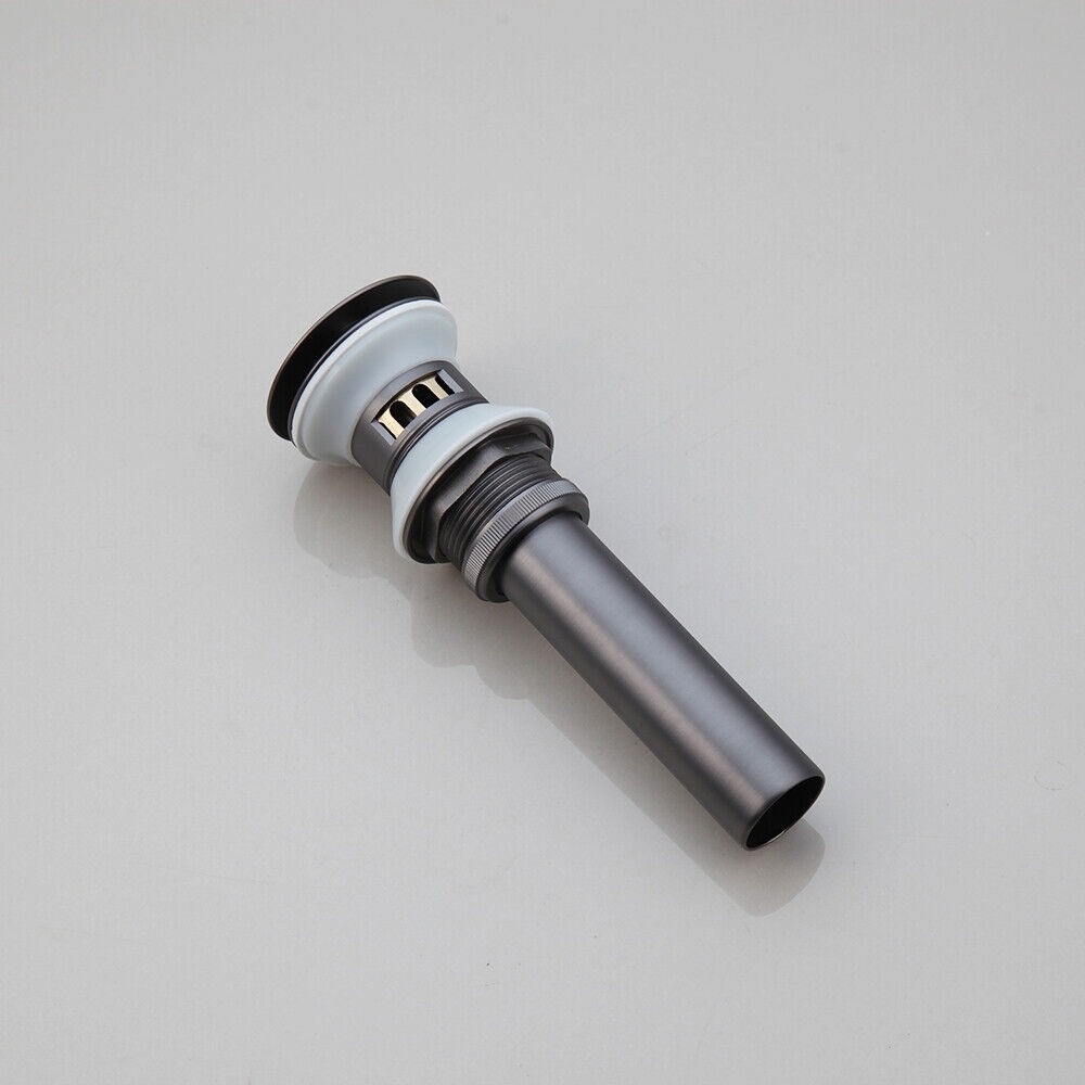 Rene Houtman Click Afvoer met Overloop Functie | Gun Metal