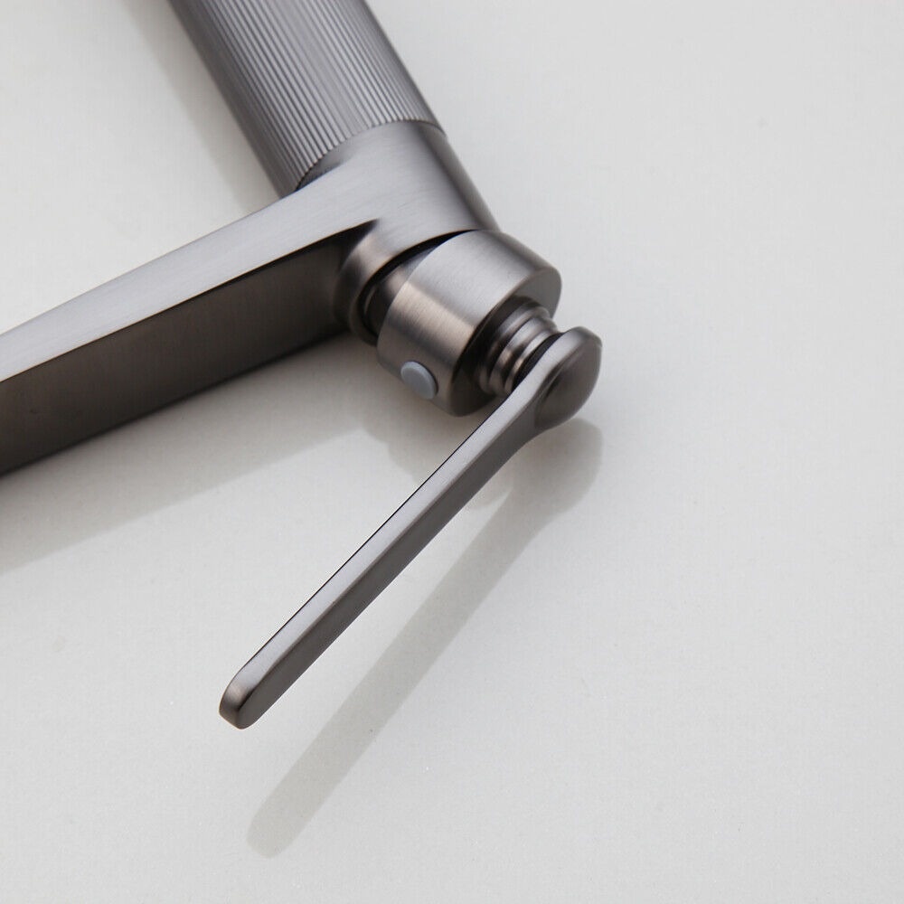 Rene Houtman Wastafelkraan | Mengkraan | Gun Metal