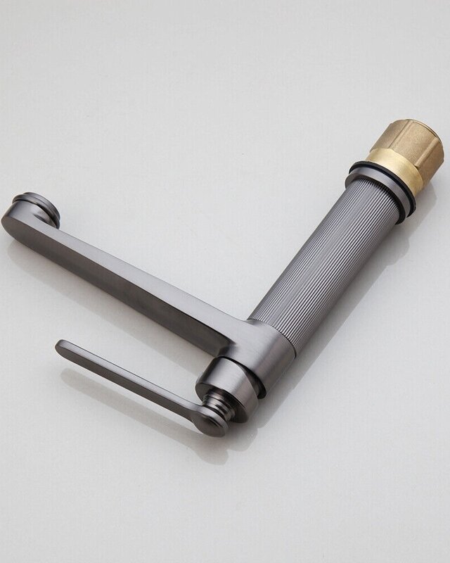 Rene Houtman Wastafelkraan | Mengkraan | Gun Metal