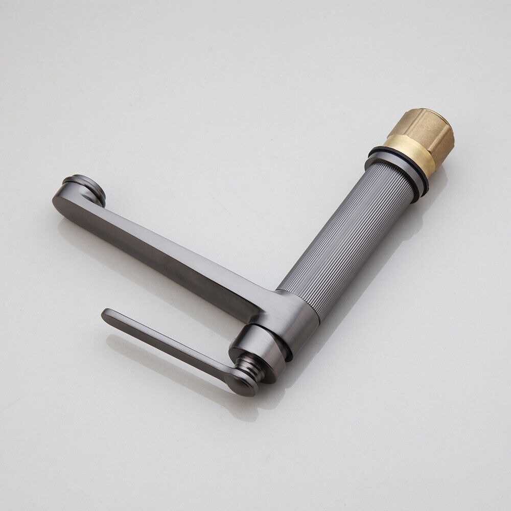 Rene Houtman Wastafelkraan | Mengkraan | Gun Metal