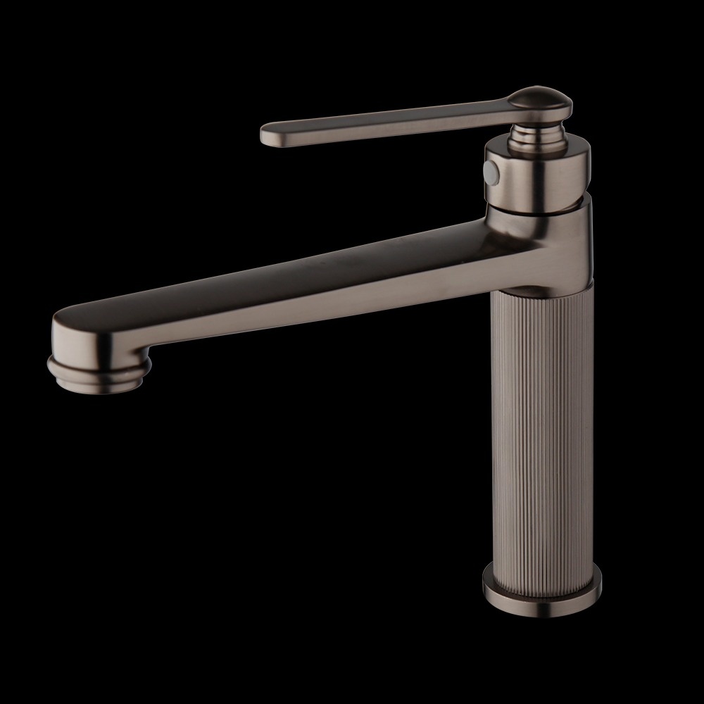 Rene Houtman Wastafelkraan | Mengkraan | Gun Metal