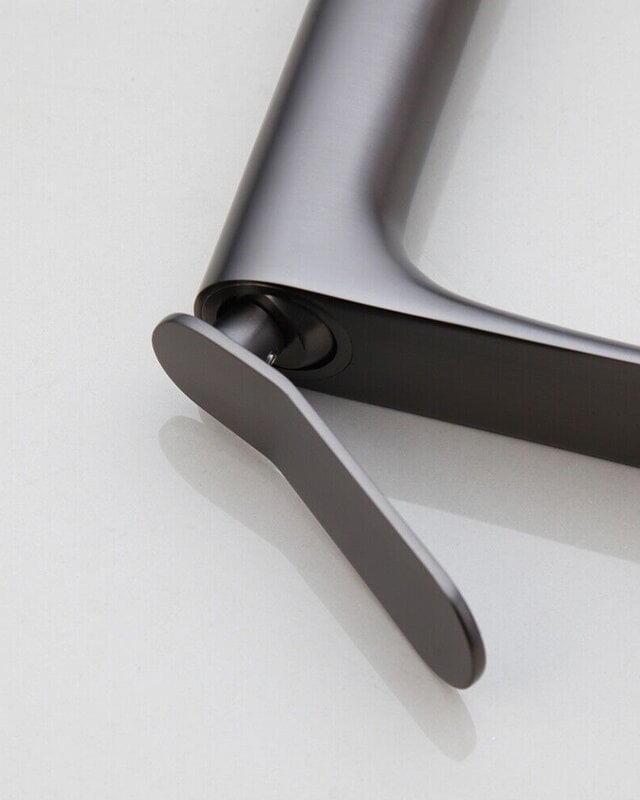Rene Houtman Wastafelkraan | Hoog Model | Gun Metal