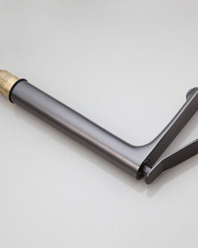 Rene Houtman Wastafelkraan | Hoog Model | Gun Metal